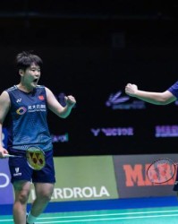 国羽3金收官北极公开赛 刘圣书/谭宁暴力打法惊艳