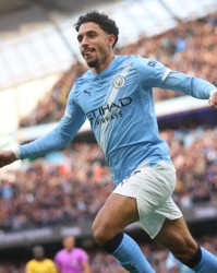 英超-马尔穆什闪击塞梅尼奥破门 曼城2-0狼队